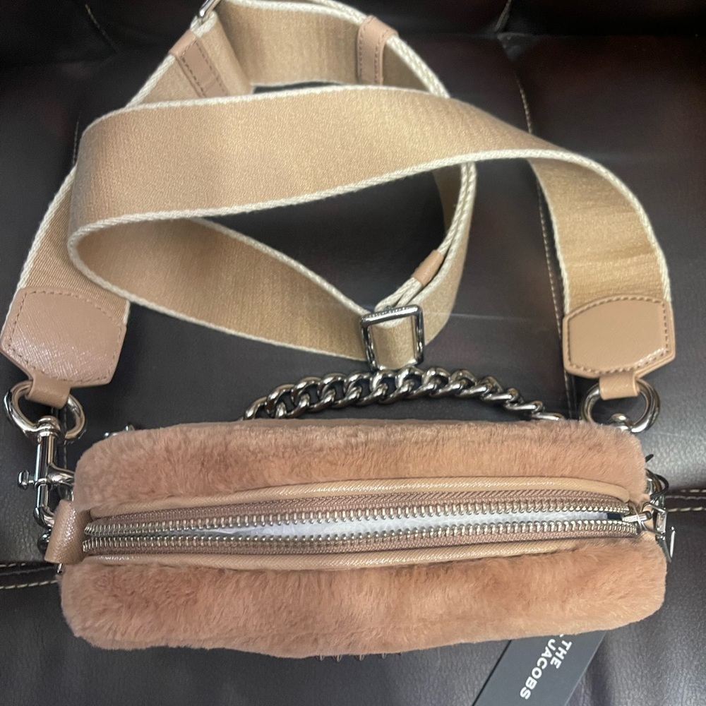 Marc Jacobs Tan Faux Fur Crossbody Bag - Picture 2 of 3